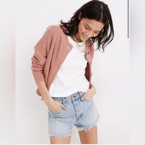Madewell Relaxed Denim Shorts in Cedarcroft Wash size 29